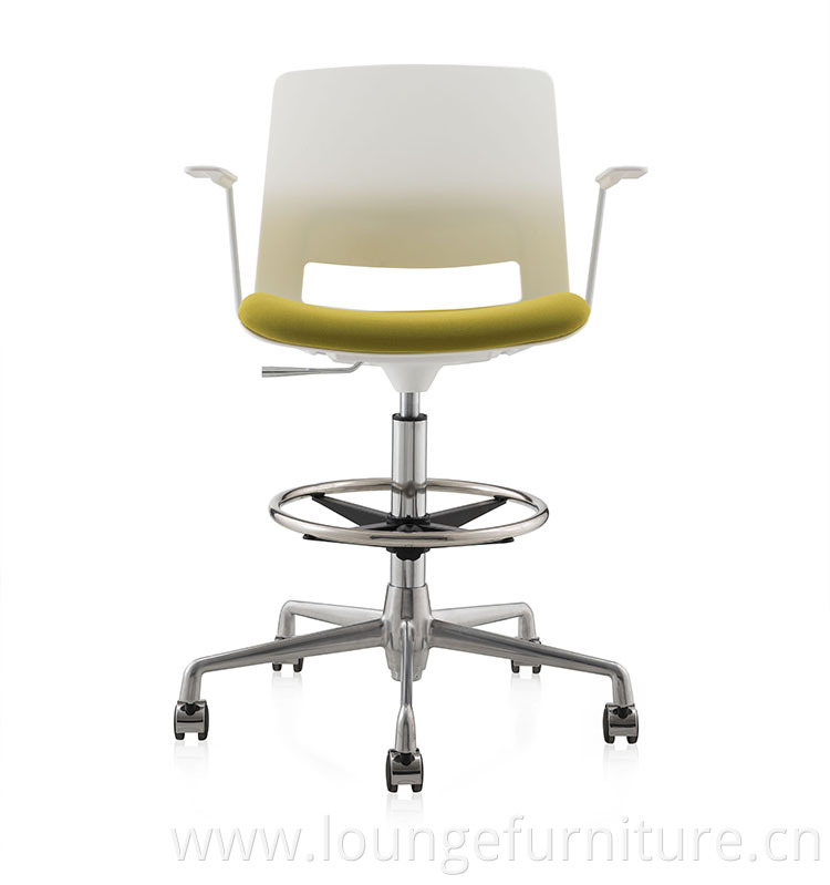 Simple design office furniture chair lifting swivel office bar chair